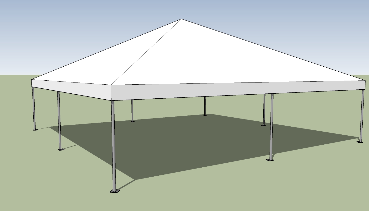 30x30 frame tent